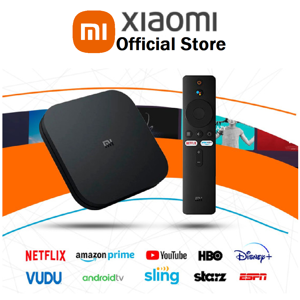 Mibox S 4K – Android TV Box Xiaomi Mi Box S 4K CPU 4X Ram 2GB Rom 8GB Wifi, Bluetooth 4.2, Remote hỗ trợ ra lệnh tiếng việt, Bản quốc tế – Bảo hành chính hãng