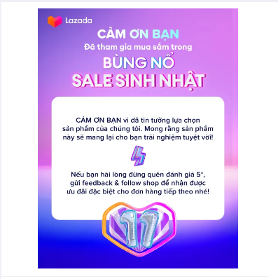 Thư điện tử- Cám ơn bạn đã lựa chọn shop
