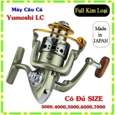 Máy câu cá Yumoshi LC Nhật Bản 12 bạc đạn lọai XỊN có đủ SIZE LC3000, LC4000, LC5000, LC6000, LC7000