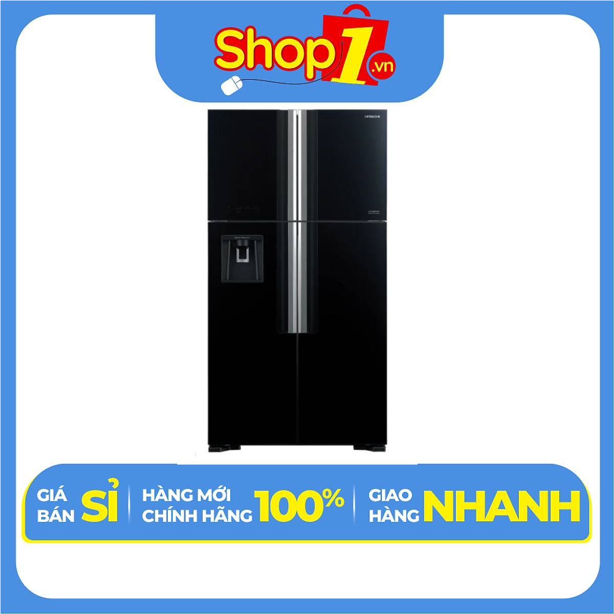 Tủ Lạnh Hitachi Inverter 540 lít R-FW690PGV7 (GBK)