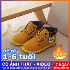 Giày boot cổ cao đế kếp cho bé trai – giày dép trẻ em đẹp (Ảnh shop tự chụp)