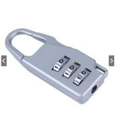 Khóa số mini zipper lock 3 số
