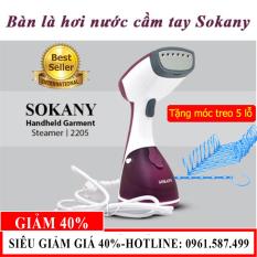 Bàn là hơi nước cầm tay Sokany – Bàn là hơi nước cầm tay, bàn là hơi nước đứng, bàn là hơi nước loại nào tốt + KHUYẾN MÃI móc treo 5 lỗ – HAKOCHI