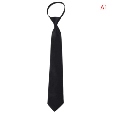 [GN Store] Cà Vạt Nam kẹp màu đen cà vạt an toàn cho Nam Nữ cà vạt quần áo phi giới tính
