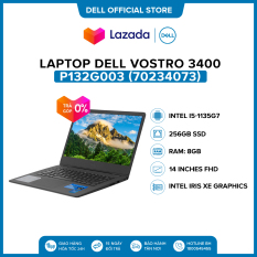 [VOUCHER 500K] Laptop Dell Vostro 3400 14 inches FHD (Intel / i5-1135G7 / 8GB / 256GB SSD / McAfee MDS / Win 10 Home SL) l Black l P132G003 (70234073) l HÀNG CHÍNH HÃNG