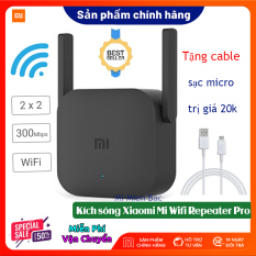 [BH 12 THÁNG] Kích Sóng WiFi Xiaomi – Thiết Bị Mở Rộng WiFi Xiaomi Mi Wifi Repeater Pro phiên bản mới 2020, 300Mbps 2 râu WiFi 2*2 DBI Antenna 2.4GHZ Giúp Tăng Khả Năng Phát Sóng Xuyên Tường, Hàng chính hãng – Mi Miền Bắc