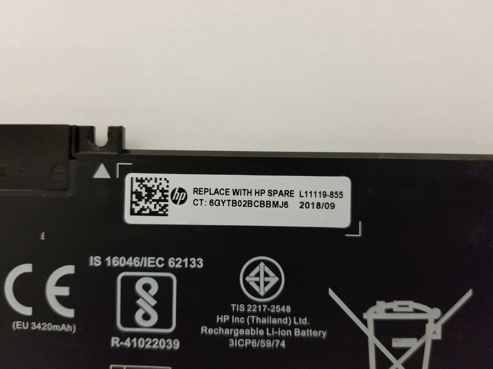 Pin laptop HP HT03XL Battery,HSTNN-IB8O L11421-1C1 L11119-855 BẢO HÀNH 6 THÁNG ĐỔI MỚI