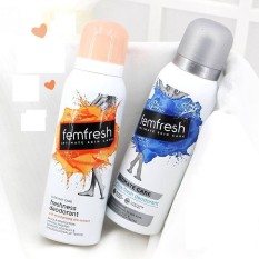 Xịt thơm mát vùng kín cao cấp Femfresh Deodorant Spay 125ml | Xanh – Ion Bạc