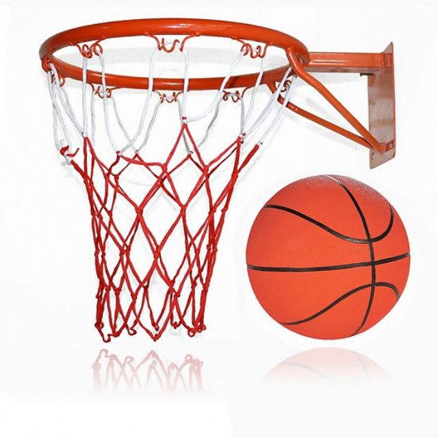 Vành bóng rổ,khung bóng rổ (30,35,40cm) tặng lưới. Bóng rổ (size 3,5,6,7) tặng kim bơm- màu ngẫu nhiên