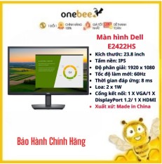 Màn hình Dell E2422HS (23.8 inch/FHD/IPS/60Hz/8ms/250 nits/HDMI+DP+VGA/Loa) – Hàng chính hãng