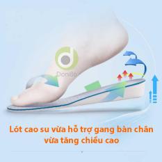 Một cặp lót giày cao su độn đế tăng 2.5cm hoặc 3.5cm chiều cao dùng cho giày size từ 35 đến 40, lót giày độn đế tăng chiều cao dùng mang giày tây, giày thể thao, giày slip on, giày lười nữ, giày boot nữ