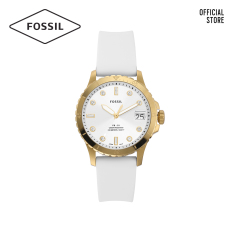 Đồng hồ nữ Fossil FB-01 dây silicone ES5286 – màu trắng