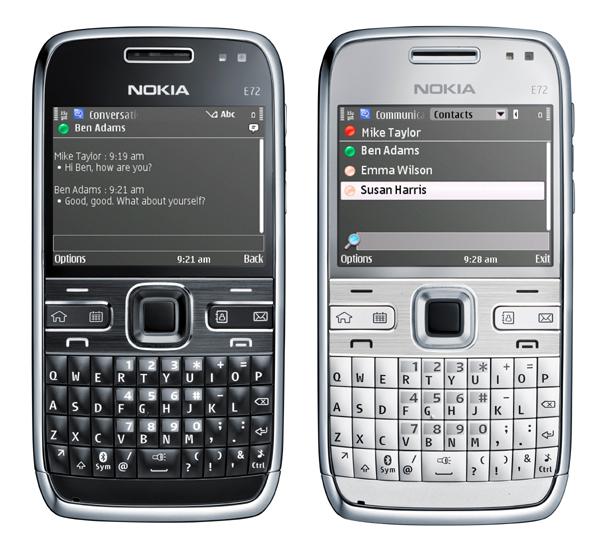 Điện thoại độc cổ NOKIA E72 qwerty cảm ứng kèm pin sạc