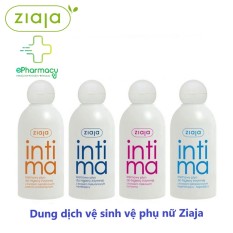 Intima Dung dịch vệ sinh nữ dạng sữa dịu nhẹ giúp trẻ hóa vùng kín – Intima Ziaja 200ml