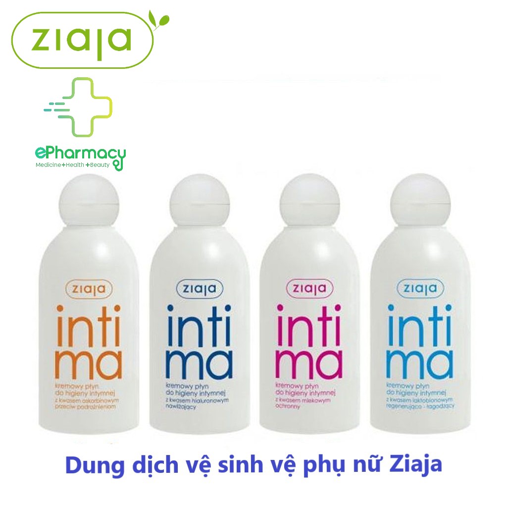 Intima Dung dịch vệ sinh nữ dạng sữa dịu nhẹ giúp trẻ hóa vùng kín - Intima Ziaja 200ml