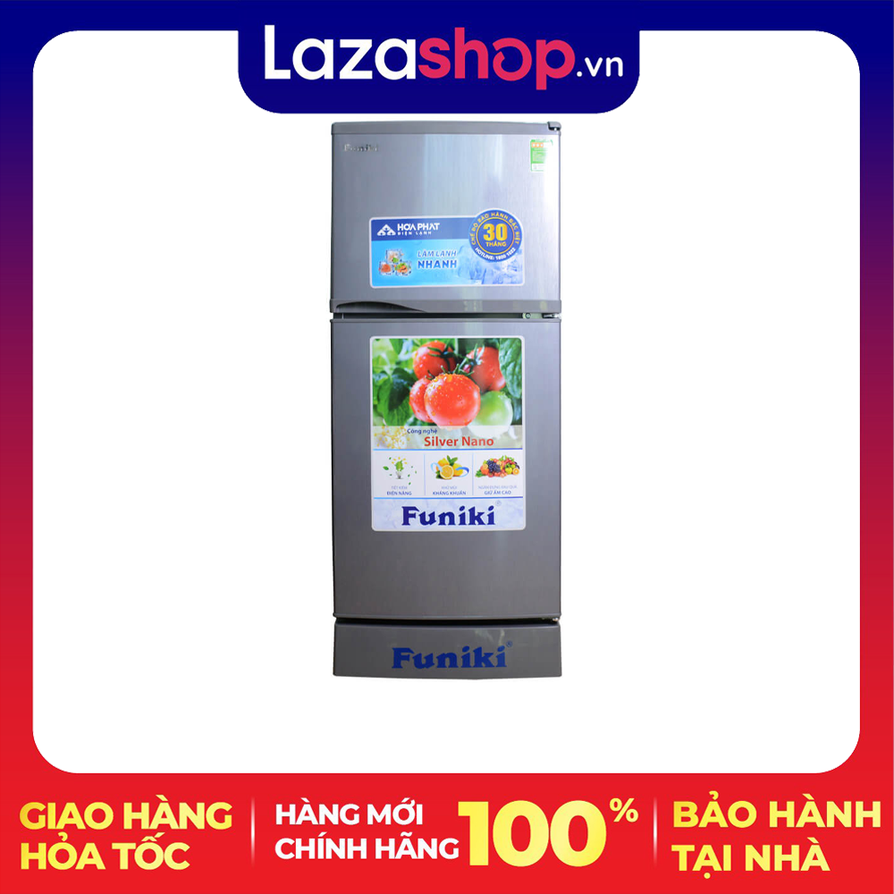 [Giao tại HCM] Tủ Lạnh Funiki 120 Lít FR-125CI – Hệ thống khử mùi và diệt khuẩn HYBRID PLASMA, Ngăn đựng bơ có nắp đậy được thiết kế ngay trên các ngăn mát giúp bảo quản thực phẩm trong môi trường nhiệt độ lý tưởng