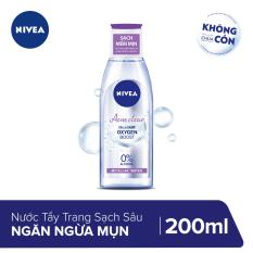Nước Tẩy Trang Sạch Sâu Ngăn Ngừa Mụn Nivea 200ml _ 89271 + Tặng băng đô rửa mặt
