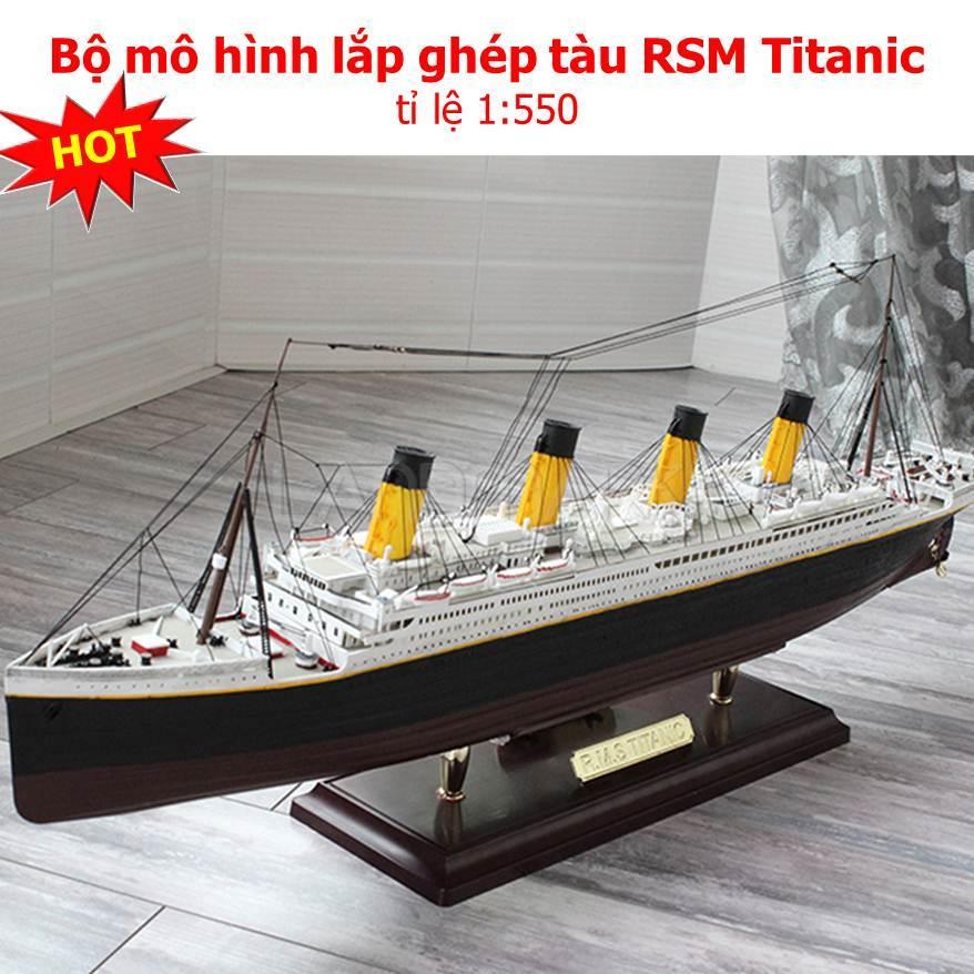 Bộ mô hình lắp ghép, Bộ Lắp Ghép Thông Minh. Bộ mô hình lắp ghép tàu RSM Titanic. Mô Hình...