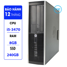 [Trả góp 0%]Thùng cây máy tính để bàn HP 6300 pro Core i5 3470s ram 8GB SSD 240GB. Hàng Nập Khẩu, Bảo hành 12 tháng