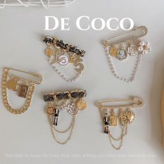 Ghim cài áo, phụ kiện thời trang cài áo cao cấp De Coco decoco.accessories