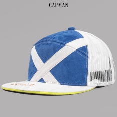 Mũ snapback CAPMAN phong cách hiphop vải da lộn thêu chữ X CM37