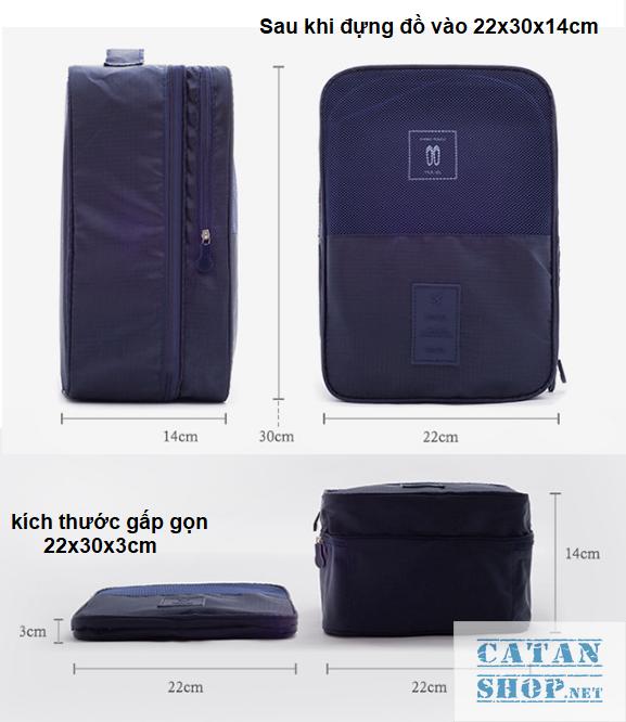 [HCM]Túi Đựng Giày Cao Cấp Túi Du Lịch Hàn Quốc chống thấm ngăn mùi xếp gọn đa năng trong vali...