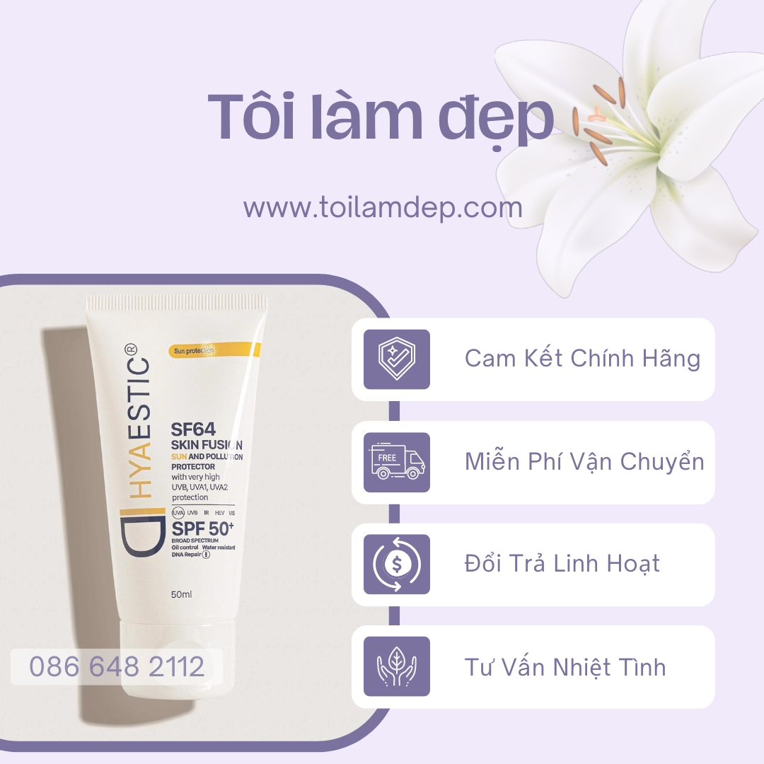 Kem Chống Nắng Hyaestic Skin Fusion SF64 Sun And Pollution Protector SPF50+ – toilamdep.com
