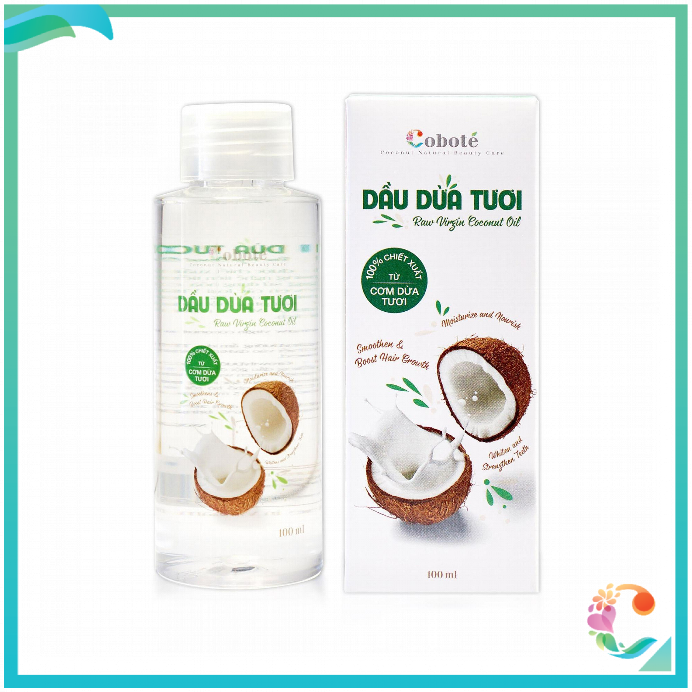 Dầu dừa tươi™ đa năng Coboté – 100% cơm dừa tươi Bến Tre