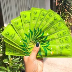 combo 15 GÓI MẶT NẠ NGỦ MATCHA TRÀ XANH LAIKOU sleeping face mask