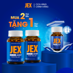 [Combo 2 hộp 60 viên tặng 1hộp 15 viên] JEX giảm đau, bảo vệ xương khớp với Eggshell Membrane, Collagen Peptide, Collagen Type II không biến tính – Hàng chính hãng