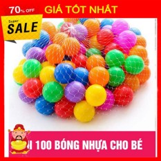 100 Bóng Nhựa Nhiều Màu – Túi 100 Bóng