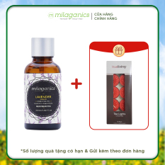 Tinh Dầu Oải Hương Nguyên Chất Thiên Nhiên Xông Phòng, Hỗ Trợ Kích Thích Mọc Tóc Nhanh, Dưỡng Trắng Da Toàn Thân MILAGANICS 10ml-30ml