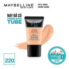 Kem nền mịn lì tự nhiên Maybelline Fit Me Matte Poreless Foundation Tube 18ml