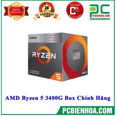 [Trả góp 0%]CPU AMD Ryzen 5 3400G Box Chính Hãng (6MB /3.7GHZ /4 NHÂN 8 LUỒNG)