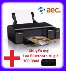 Máy in Epson L805 gắn bộ dẫn mực ngoài ( đã có 6 chai mực Hàn Quốc bên trong đi kèm ) + tặng loa Bluetooth trị giá 300k