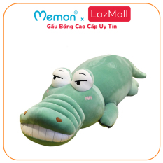 Gấu Bông Gối Ôm Cá Sấu Nhe Răng Mặt Ngáo 1m1 -1m6 Cao Cấp Memon