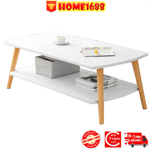 {PHONG CÁCH MỚI} Bàn Trà Sofa Gỗ Cao Cấp Kiểu Nhật Phong Cách Bắc Âu 2 Tầng Gỗ Tự Nhiên...