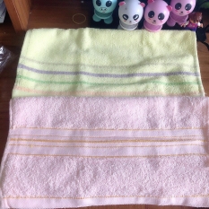 Khăn tắm cotton mềm mịn, thấm hút tốt ( 35x75cm )( Hàng Khuyến Mãi)