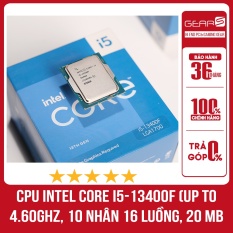 CPU Intel Core i5-13400F (Up To 4.60GHz, 10 Nhân 16 Luồng, 20 MB Cache, LGA 1700) – Bảo hành 36 Tháng