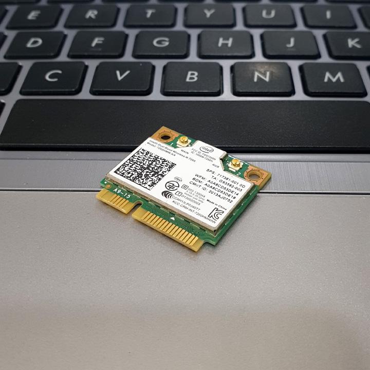Card wifi tích hợp bluetooth cho laptop Intel Dual Band Wireless-N 7260 300Mbps - PK07