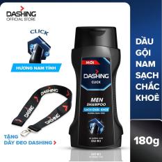 Dầu gội cho tóc sạch chắc khỏe dành cho nam giới Dashing Click Men Shampoo 180g – Tặng dây đeo