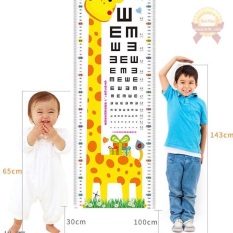 Decal dán tường, thước đo chiều cao trẻ em hình con vật cho bé đáng yêu ngộ nghĩnh