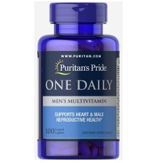 Tăng cường sức khỏe cho nam giới Vitamin và khoáng chất cho nam giới Puritan’s Pride One Daily Men’s Multivitamin 100 viên HSD 30/3/2022