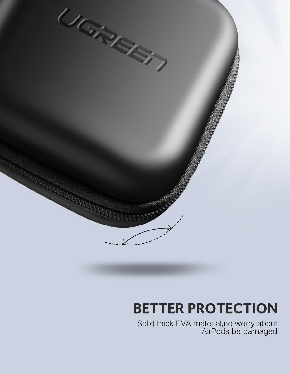 Hộp đựng tai nghe thẻ nhớ cáp USB chống sốc chống nước UGREEN 40816 - Hãng phân phối chính thức