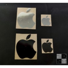 Sticker Apple kim loại mạ Niken cao cấp trang trí Điện thoại/PC/Laptop