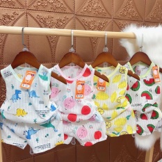 Bộ cotton giấy ba lỗ cho bé 3-15kg hàng đẹp sản phẩm tốt với chất lượng độ bền cao và được cam kết sản phẩm y như hình