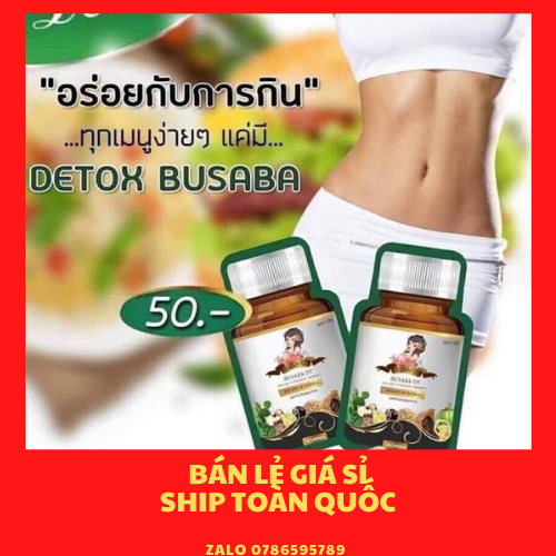 Viên uống giảm cân detox Busaba (chuẩn thái)