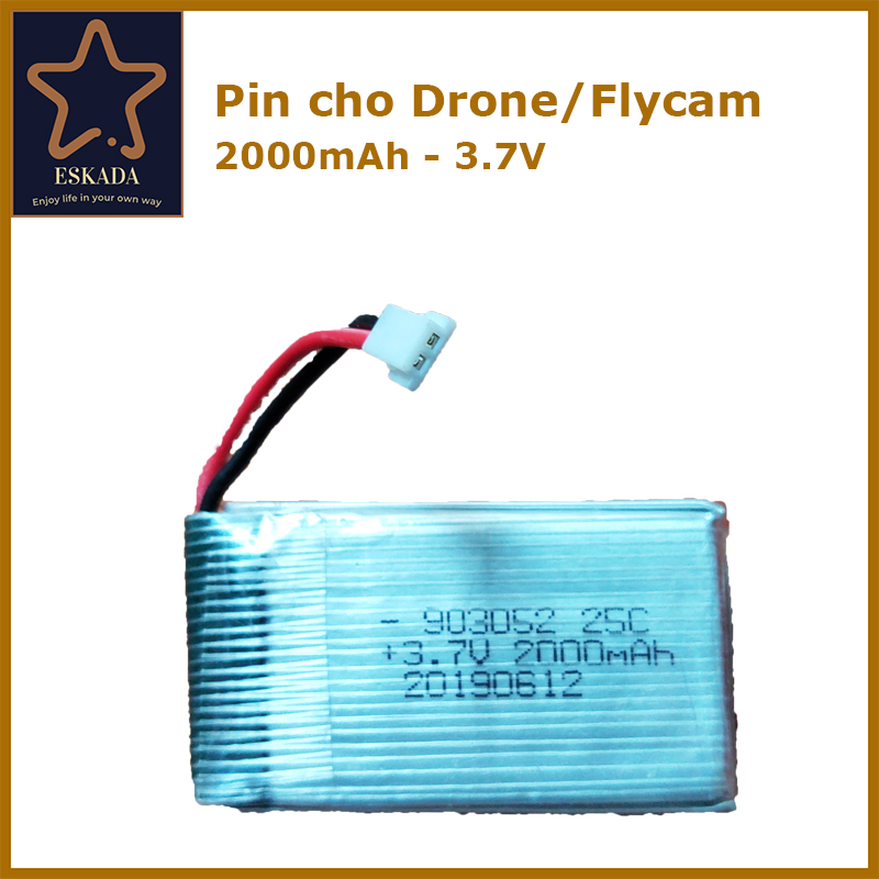 PIN Flycam 3.7V 2000mAh