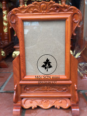 Khung ảnh thờ hoa lá tây đục nền ,Khung hình thờ nền đơn có 2 cỡ ảnh 21×31 và 25×35