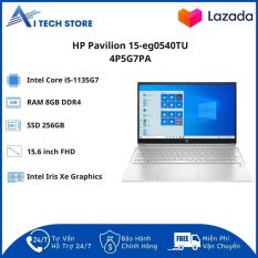 [Freeship] Laptop HP Pavilion 15-eg0540TU 4P5G7PA/ Silver / Intel Core i5-1135G7 (up to 4.20 Ghz, 8 MB)/ RAM 8GB DDR4/ 256GB SSD/ 15.6 inch FHD/ Intel UHD Graphics/ WL+BT/ 3 Cell 41 Whrs -AI Tech Store- AI214 Sản phẩm chính hãng